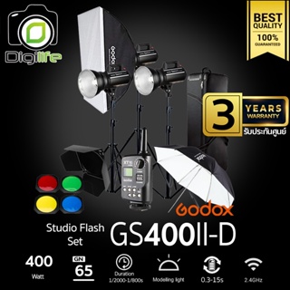 Godox Studio Flash GS400II-D SET ชุดไฟสตูดิโอ 400W - รับประกันศูนย์ Godox Thailand 3ปี ( GS400 II -D )