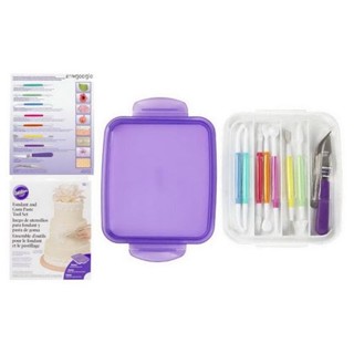 Wilton ไม้กลิ้งฟองดอง 10pcs. EXtra (Fondant and Gum Paste Tool Set)