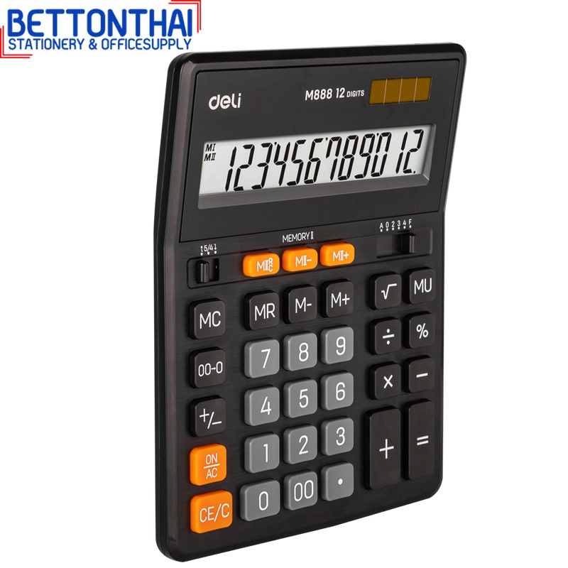 deli-m888-calculator-12-digit-เครื่องคิดเลขแบบตั้งโต๊ะ-12-หลัก-รับประกันนาน-3-ปี-เครื่องคิดเลขตั้งโต๊ะ-เครื่องคิดเงิน