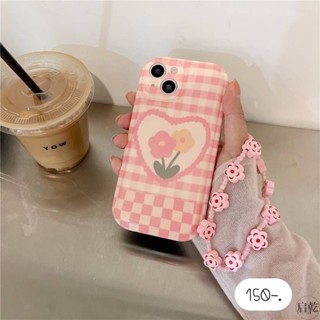 เคสแถมสายห้อย เคสแถมที่ห้อย เคสลายดอกไม้ 💗 ดอกไม้คู่ตาราง