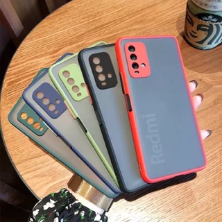 [ส่งจากไทย] Case Xiaomi Redmi 9T Redmi 9A Redmi 9C Redmi 9เคสกันกระแทก ปุ่มสีผิวด้าน กันรอยกล้อง