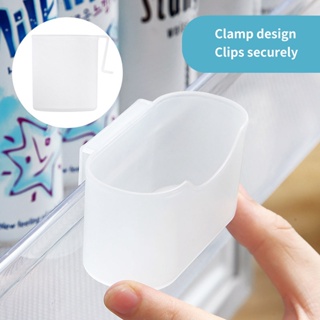 【AG】2Pcs Storage Box Dust-proof Adjustable Position Anti-lost Side Storage Seasoning Container Household Supplies