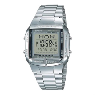นาฬิกา สายสแตนเลส DB-360-1A digital Casio Standard Data Bank แท้100% ประกัน 1 ปี DB-360-1ADF