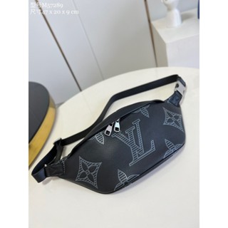 พรี​ ราคา7500 Lv Louis Vuitton Discovery M57289 หนังวัว กระเป๋าคาดอก กระเป๋า​คาด​เอว​47*20*9cm