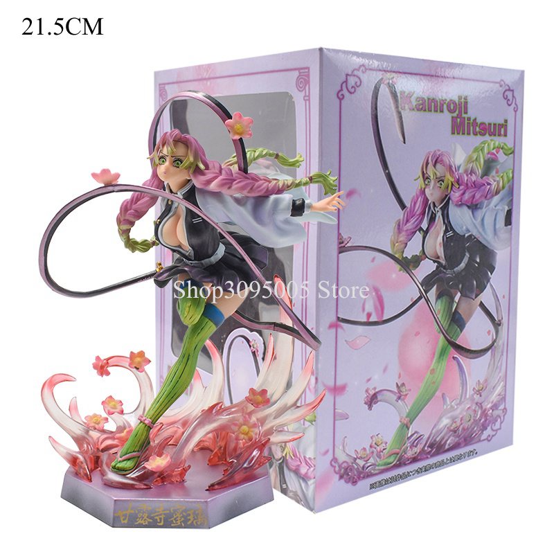 Figurine Kanroji Mitsuri Demon Slayer 15cm - Statuette PVC Détaillée - Cadeau Collection Anime Et Manga