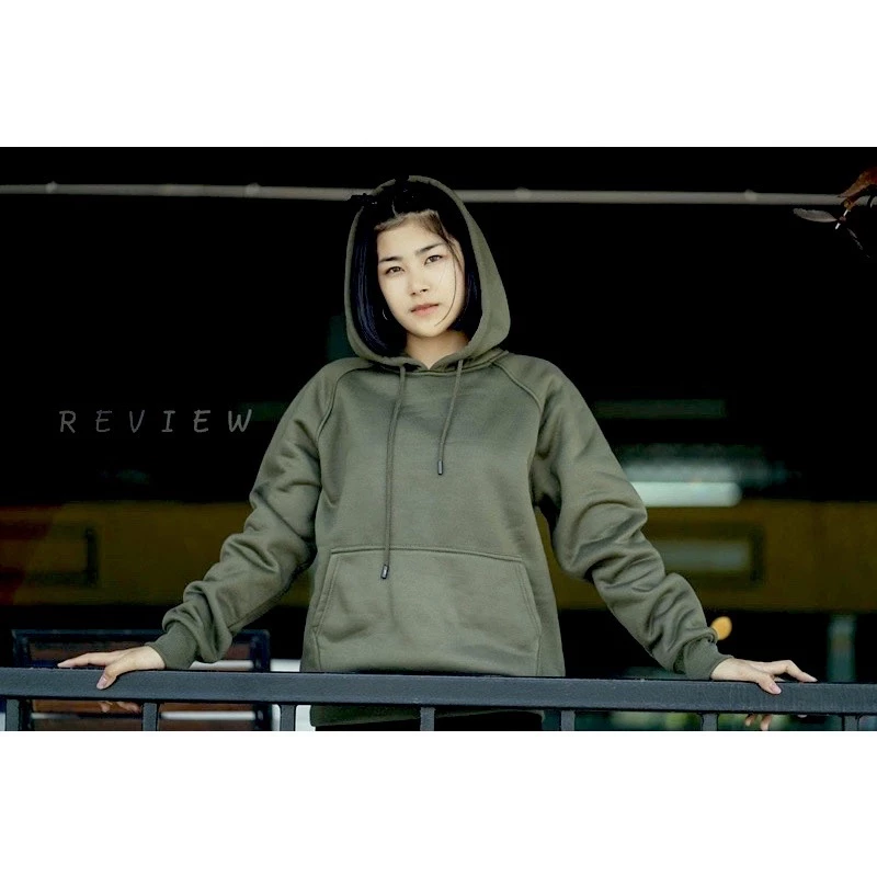 เสื้อคลุมกันหนาวแขนยาวมีฮู้ด สีเขียวขี้ม้า ไซส์ยุโรป เกรดส่งนอก ผ้าหนา ใส่ได้ทั้งชายและหญิง https://wayoza.com