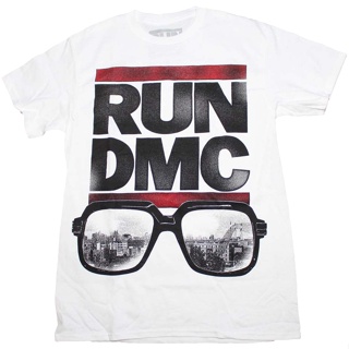 RUN DMC Glasses Shirt เสื้อสาวอวบ Tee