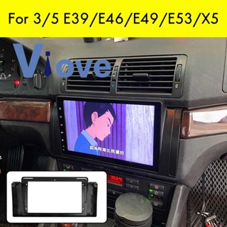 อะแดปเตอร์กรอบวิทยุสเตอริโอ DVD 2 Din สําหรับรถยนต์ BMW X5 E53 1999-2006