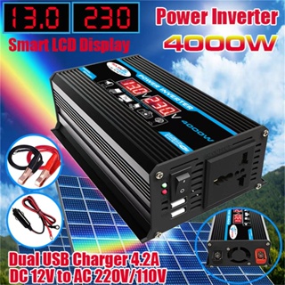 อินเวอร์เตอร์/3500W 3000w12V/24Vอินเวอร์เตอร์เพียวซายเวฟ Inverter pure sine wave พร้อมส่งจากไทย ราคาโรงงาน