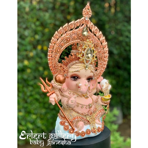 พระพิฆเนศปางหกกร-ประทับบนบัลลังก์เมฆ
