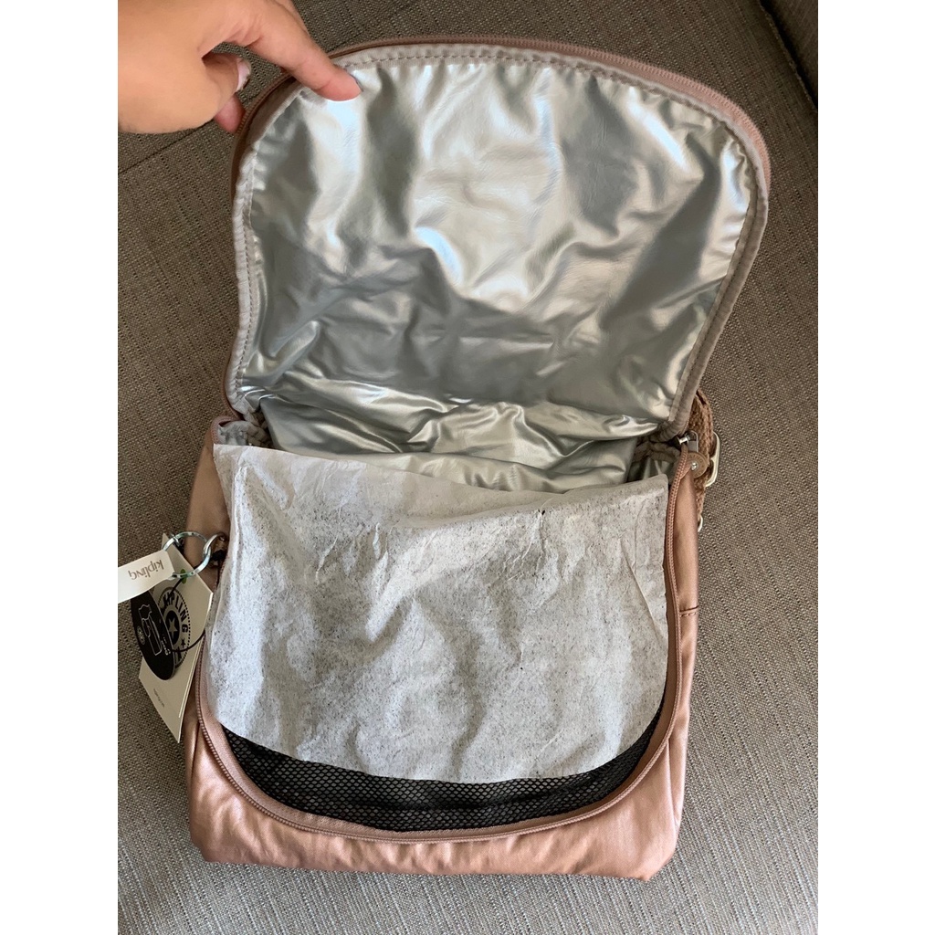 kipling-lunch-bag-กระเป๋าชาย-ac7255-สีชมพูเมทาลิค
