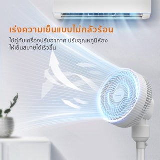 ภาพขนาดย่อของภาพหน้าปกสินค้าGaabor Aroma Stand Fan พัดลมตั้งโต๊ะAroma พัดลมตั้งพื้น พัดลมปรับระดับ รุ่น GFD-N180A ความสูง2ระดับ จากร้าน gaabor_official_shop บน Shopee ภาพที่ 6