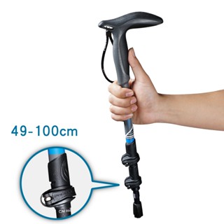 T Handle Carbon Fiber Walking Sticks For Tourism Cane Telescopic Trekking Nordic Walking Pole Hiking Crutches Bar Ultral