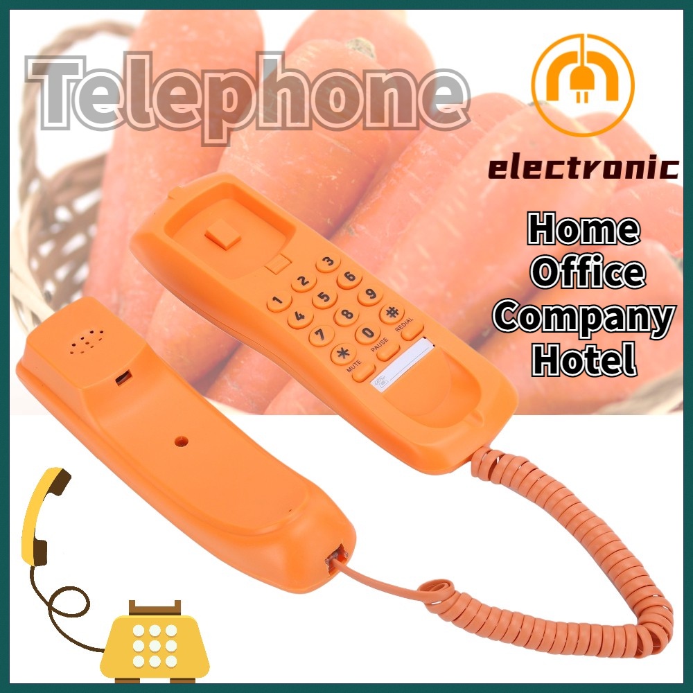 ภาพหน้าปกสินค้าElectron000 KX‑T628 โทรศัพท์บ้าน โทรศัพท์มีสาย โทรศัพท์สำนักงาน โทรศัพท์ตั้งโต๊ะ แบบบาง สำหรับพกพา สีส้ม โทรศัพท์บ้าน สำหรับติดผนัง จากร้าน kuike073.th บน Shopee