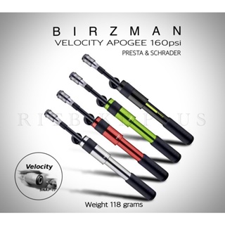 ภาพหน้าปกสินค้า*ลด 50%*สูบลมพกพา Birzman Velocity Apogee 160Psi ที่เกี่ยวข้อง