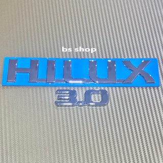 โลโก้ Hilux+3.0 ติดข้างประตู Toyota Hilux Vigo ชุด 2 ชิ้น
