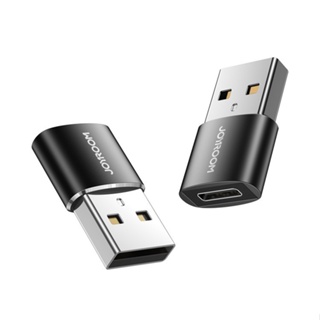 ตัวแปลง ไทป์ซี ได้ 2 ตัว USB To type-c adapter Joyroom SH152 CONVERTER ADAPTER หัวแปลง Type C (Female) เป็น USB-A (Male)