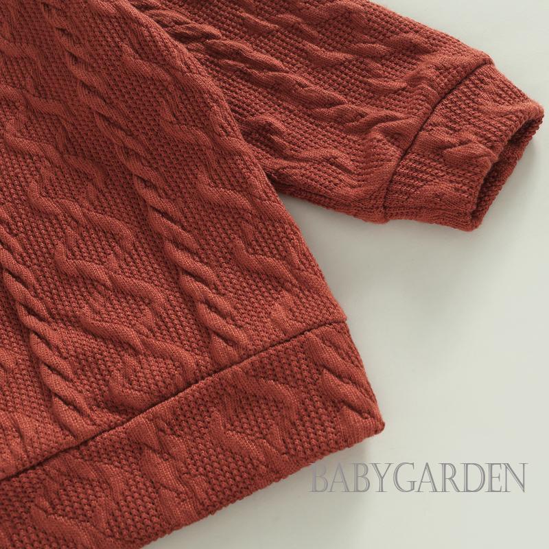 babygarden-เสื้อกันหนาว-คอกลม-แขนยาว-และกระโปรงทรงเอ-ลายสก๊อต-แฟชั่นฤดูใบไม้ผลิ-และฤดูใบไม้ร่วง-สําหรับเด็กผู้หญิง