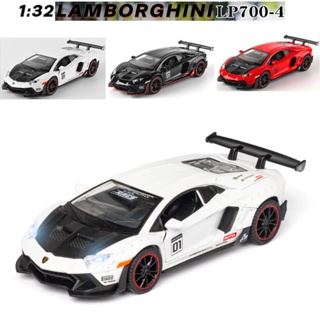 โมเดลรถยนต์ 1:32 Lamborghini LP770-4 ของเล่นสําหรับเด็ก