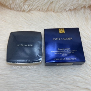 [ฉลากไทย💯]ESTEE LAUDER Double Wear Sip Matte Powder Foundation Spf10 ขนาด 12g