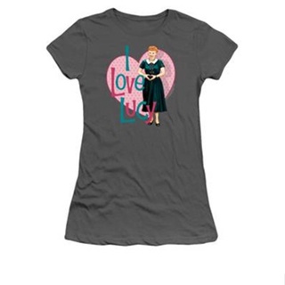 I Love Lucy - Heart You Womens T-Shirt เสื้อผ้าแฟชั่น เสื้อยืด เสื้อยืดเท่ เสื้อคนอ้วน เสื้อยืดสีขาวผู้ชาย