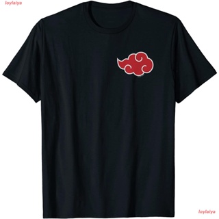 Naruto Shippuden Akatsuki Cloud Family Suit T-Shirt เสื้อยืดผู้ชาย ลายการ์ตูน นารูโตะ พิมพ์ลาย เสื้อลายการ์ตูนผู้หญิง คอ