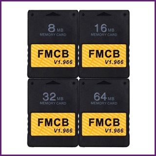 Freemcboot การ์ดหน่วยความจําฮาร์ดดิสก์ 8MB 16MB 32MB 64MB เข้าได้กับ PS2s FMCB Version 1.966 Game buth
