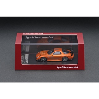 Ignition Model IG1950 1:64 Mazda RX-7 FD3S RE Amemiya Orange Metallic RESIN SCALE MODEL CAR