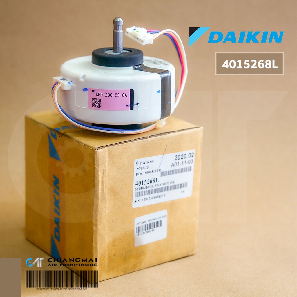 4015268 มอเตอร์แอร์ Daikin มอเตอร์แอร์ไดกิ้น มอเตอร์คอยล์เย็น KFD-280 ...