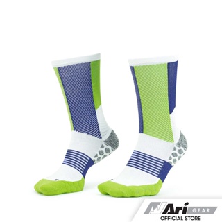 ภาพหน้าปกสินค้าARI RACING RUNNING CREW SOCKS - WHITE/GREEN/BLUE ถุงเท้าวิ่ง อาริ เรซซิ่ง รันนิ่ง สีขาวเขียวน้ำเงิน ซึ่งคุณอาจชอบสินค้านี้