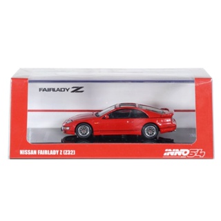 Inno64 IN64-300ZX-AZRE 1/64 NISSAN FAIRLADY Z Z32 AZTEC RED WITH EXTRA WHEELS DIECAST SCALE MODEL CAR
