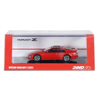 Inno64 IN64-300ZX-AZRE 1/64 NISSAN FAIRLADY Z Z32 AZTEC RED WITH EXTRA WHEELS DIECAST SCALE MODEL CAR