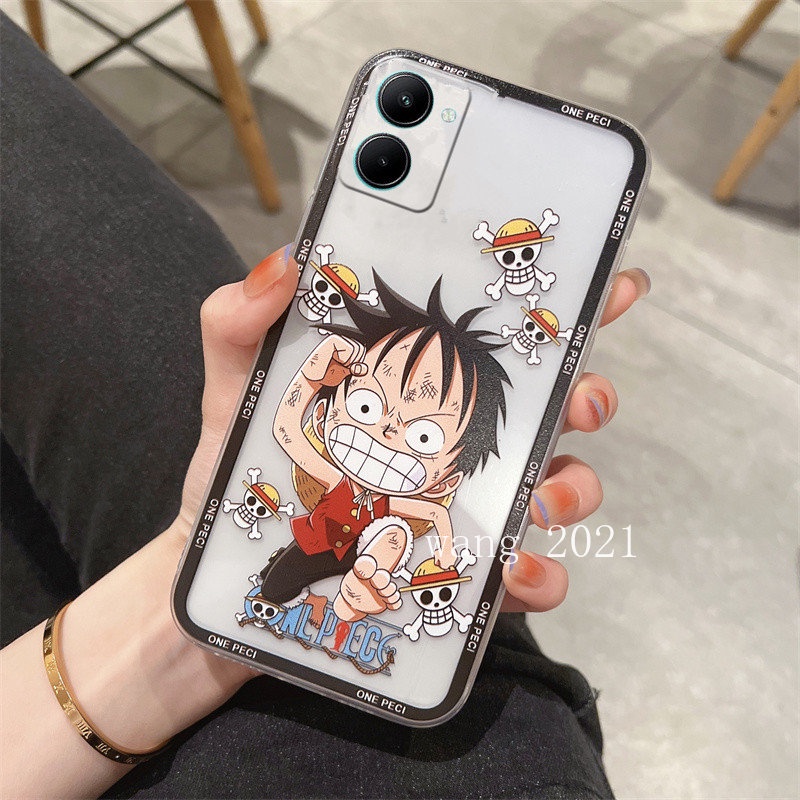 new-phone-case-realme-10-pro-plus-10t-5g-4g-เคส-casing-creativity-cartoon-run-luffy-transparent-ultra-thin-silicone-anti-fall-soft-case-เคสโทรศัพท