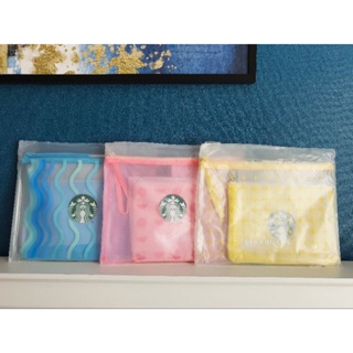 ✨️พร้อมส่ง✨️ Starbucks Jelly Bag 💙💗💛