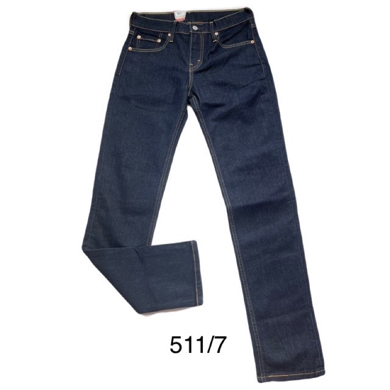 levisกางเกงยีนส์ผู้ขาย-511-slim-jeans-ทรงสลิม-rinse-รุ่น-04511-2402-สี-dark-navy