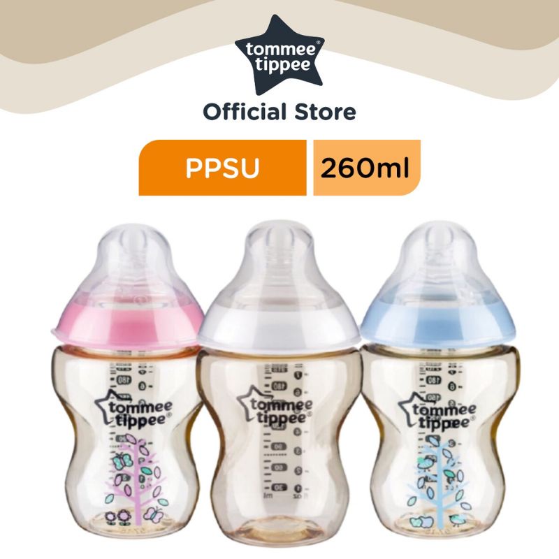 ขวดนมสีชา-tommee-tippee-ขวด-pesu-9oz