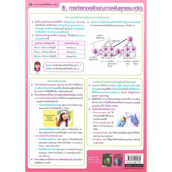 หนังสือ-แผ่นรวมหลักชีววิทยา-ม-ต้น-2-สนพ-เดอะบุคส์-หนังสือคู่มือ-ระดับชั้นมัธยมศึกษาตอนต้น-booksoflife