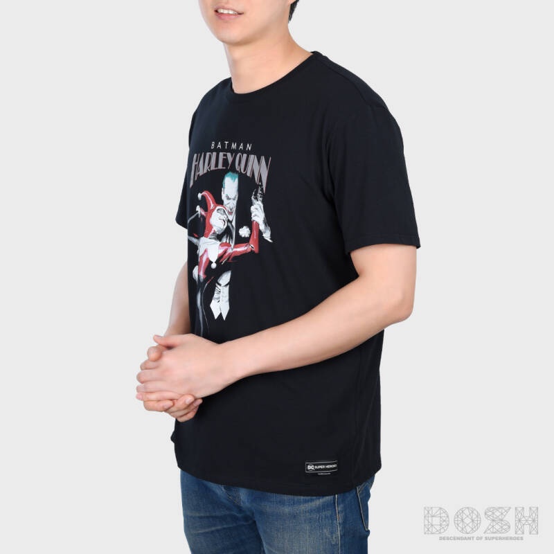 ใหม่-dosh-men-amp-apos-s-t-shirtsdc-dark-collectionเสื้อยืด-คอกลม-แขนสั้น-สีดำ-ลิขสิทธิ์แท้-รุ่นebmt5044