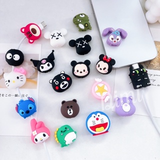 【พร้อมส่งจากไทย】Cable Bite ที่กันสายหัก ลายการ์ตูนน่ารัก cable protector สำหรับ สายชาร์จ iP/Android/USB/Type-C