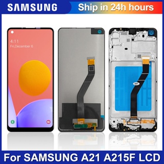 6.5&quot; ของแท้ หน้าจอสัมผัส LCD สําหรับ Samsung Galaxy A21 LCD A215 A215W SM-A215U A215