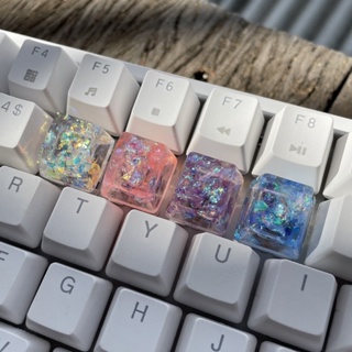 ภาพหน้าปกสินค้าOEM Profile - คีย์แคปกลิตเตอร์โฮโลแกรม คีย์แคปเรซิ่นเลื่อม Keycap Resin ที่เกี่ยวข้อง