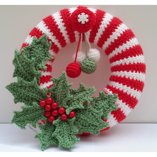 พวงมาลัยคริสต์มาส  Christmas Wreath size 25 cm