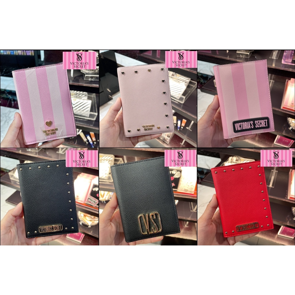 victorias-secret-passport-case-wallet-card-holder-keychains-กระเป๋าใส่บัตรเครดิต-นามบัตร-ธนบัตร-ใหม่แท้-usa