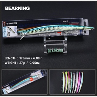 Bearking ใหม่ เหยื่อตกปลาประดิษฐ์ แบบแข็ง ขนาด 175 มม. 27.7 กรัม คุณภาพดี สไตล์ญี่ปุ่น