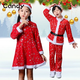 Candy Kids Candy ชุดคริสมาสต์ ชุดคริสต์มาส อ่อนนุ่ม คริสมาสต์ บรรยากาศวันหยุด พิเศษ ทันสมัย Comfortable สวย KC943460 36Z230909