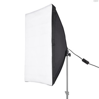 กล่อง Softbox ถ่ายภาพสตูดิโอ 50x70 ซม. พร้อมซ็อกเก็ต E27 และกระเป๋า สําหรับไลฟ์สตรีมมิ่ง