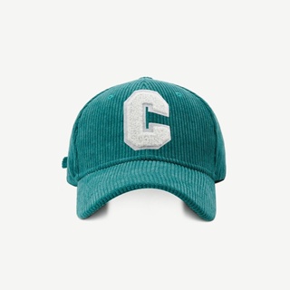 หมวกเบสบอล ผ้าฝ้าย ปักลายตัวอักษร C สามารถปรับได้ แฟชั่นฤดูร้อน และฤดูใบไม้ร่วง สําหรับผู้ชาย และผู้หญิง