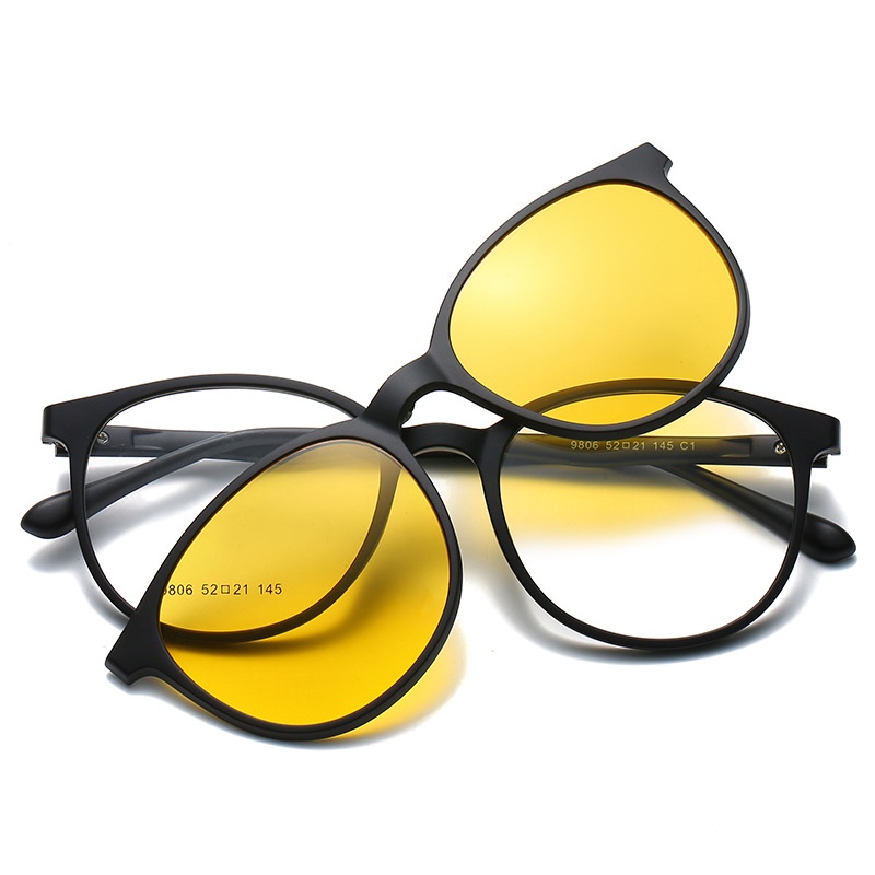 แว่นตากันแดด-tr90-เลนส์โพลาไรซ์แม่เหล็ก-เหมาะกับใส่กลางวัน-และกลางคืน-สําหรับสตรี