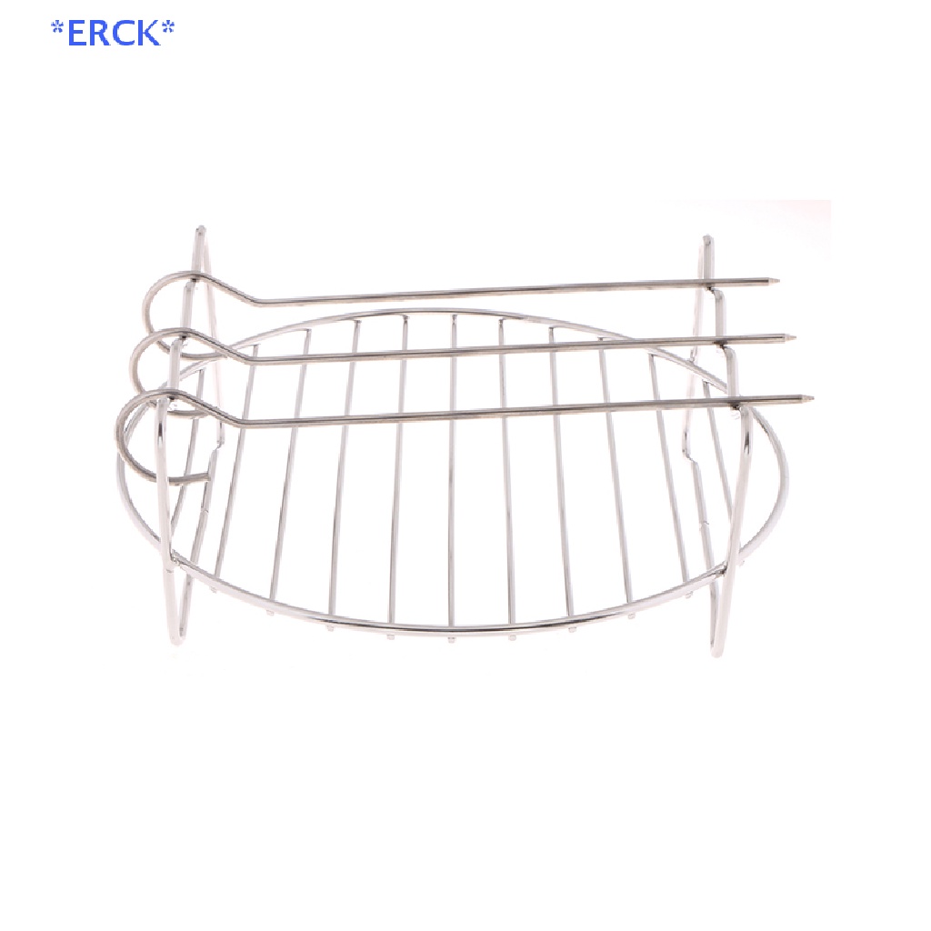 erck-gt-ใหม่-ชุดตะแกรงเหล็ก-สองชั้น-3-ช่อง-สําหรับหม้อทอดไร้น้ํามัน