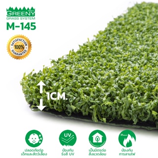 ภาพหน้าปกสินค้าหญ้าเทียมพัตต์กอล์ฟ 1 cm. พรีเมียม (รุ่น M-145 สีเขียว) ซึ่งคุณอาจชอบสินค้านี้